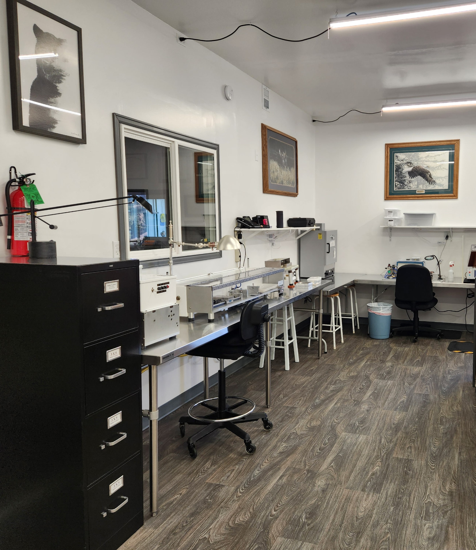 CMI production area with precision assembly benches